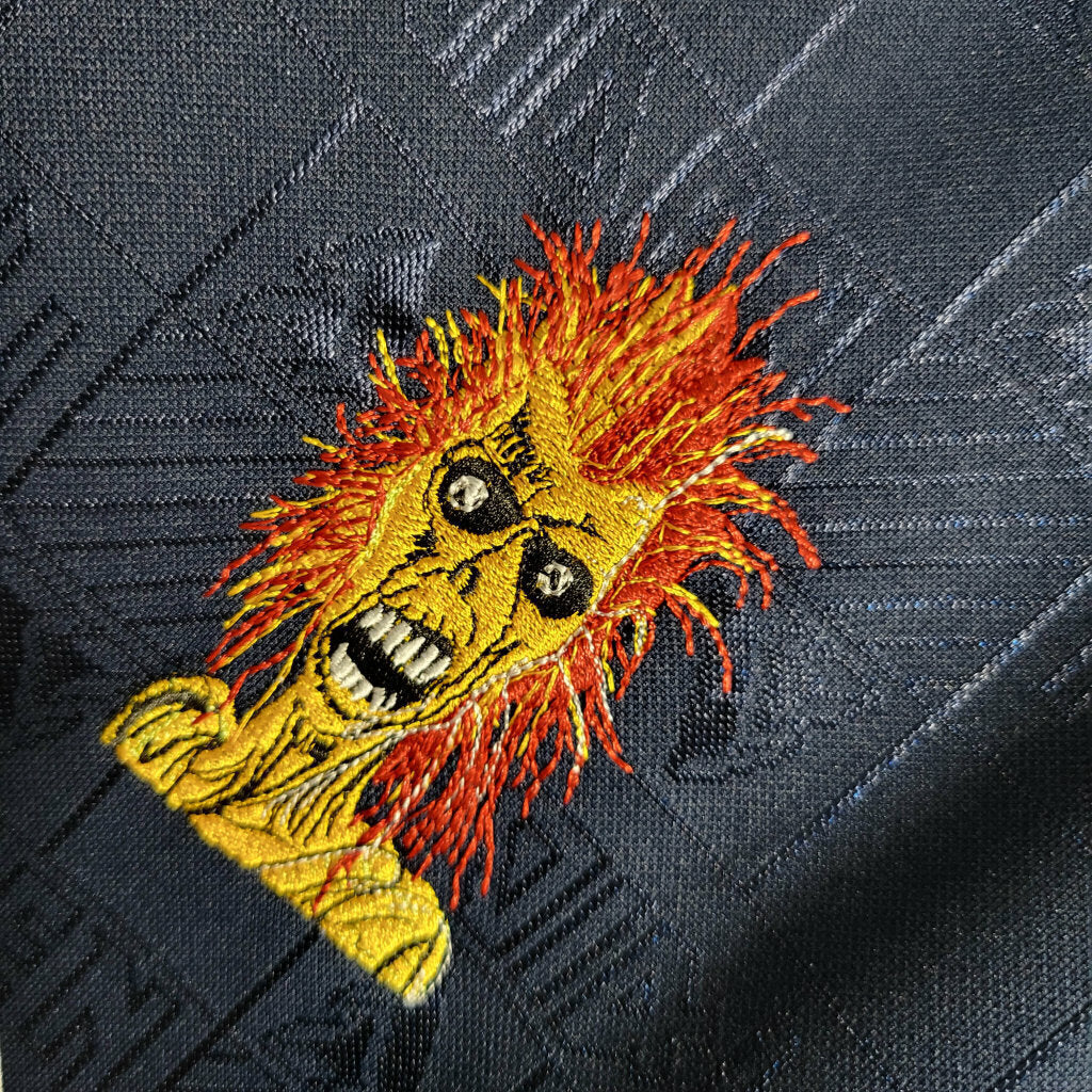 Camisa West Ham 1997 - Iron Maiden - Azul