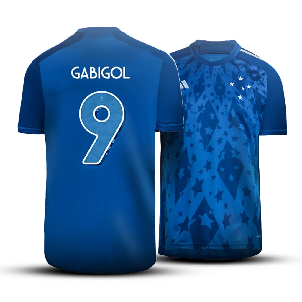 Camisa Cruzeiro I 24/25 Azul - GABIGOL 9
