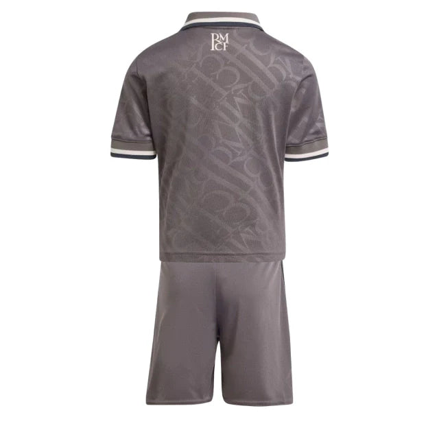 Kit Infantil Real Madrid III 24/25 – Cinza