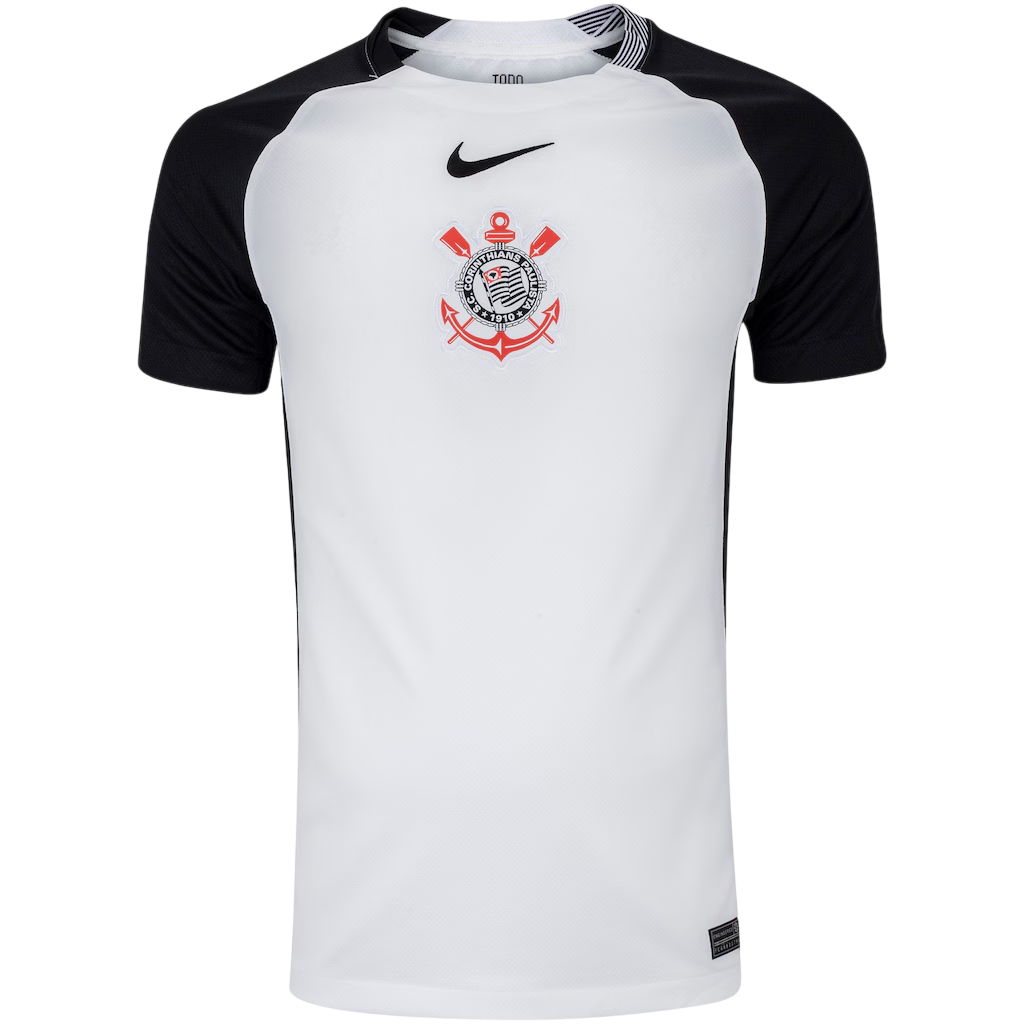Camisa Corinthians I 25/26 - Torcedor - Branca
