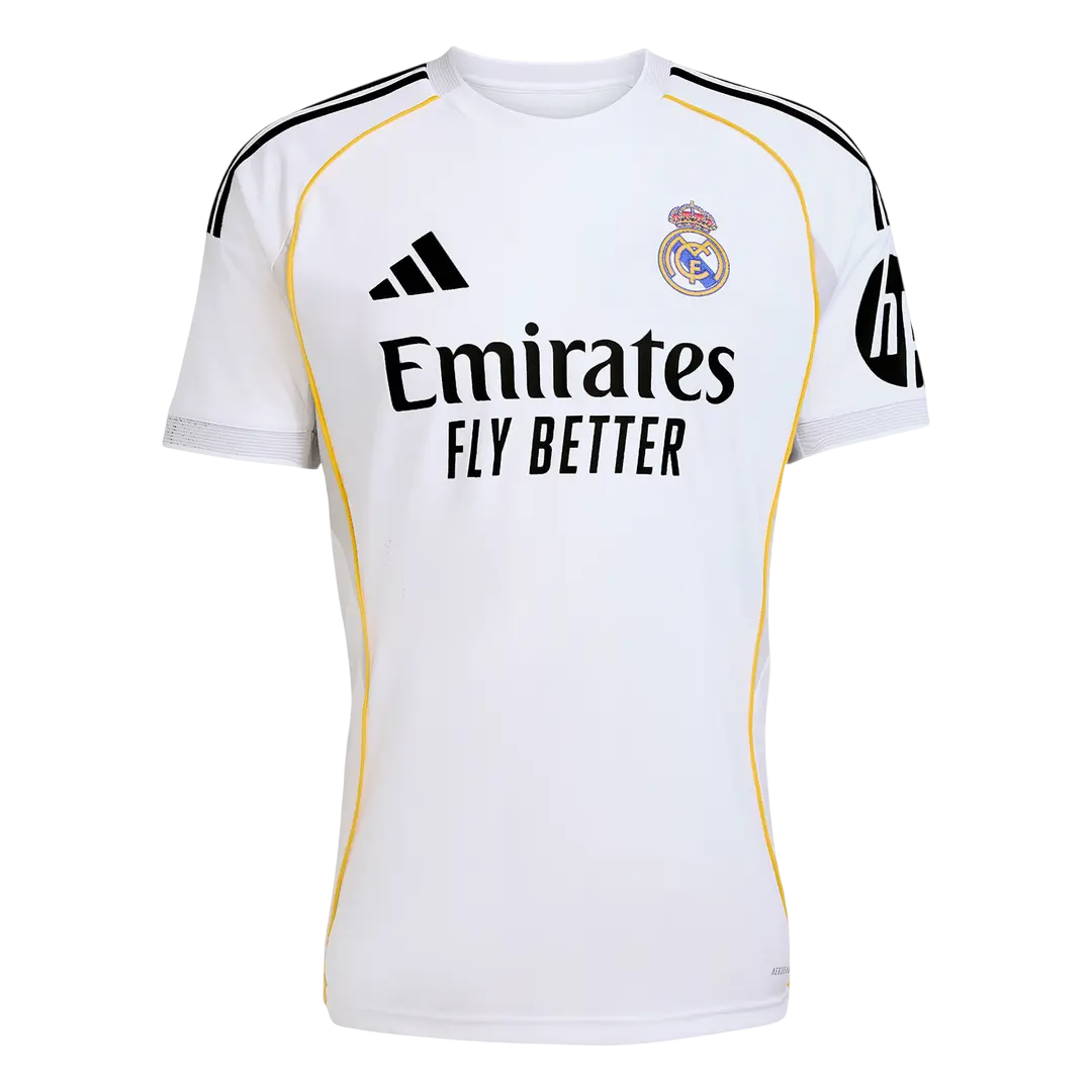 Camisa Real Madrid I 25/26 Torcedor Adidas Masculina - Branca