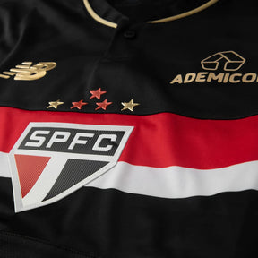 Camisa São Paulo III Comemorativa 25/26 - Preta [PRÉ-VENDA]