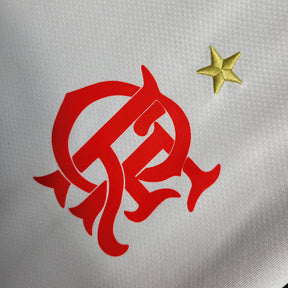Camisa Flamengo II 2008/2009 Retrô - Branca e Vermelha