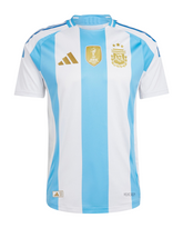 Camisa Argentina I 24/25 Torcedor Adidas Masculina + Patch Campeão do Mundo