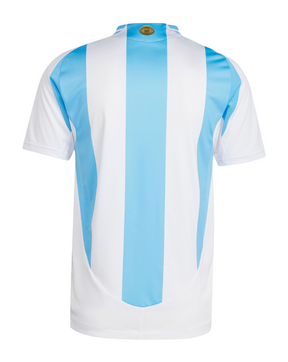 Camisa Argentina I 24/25 Torcedor Adidas Masculina + Patch Campeão do Mundo