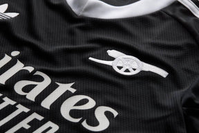 Camisa Arsenal Goleiro 24/25 Torcedor Adidas masculina - Preta