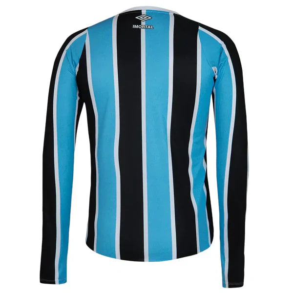 Camisa Grêmio I Manga Longa 24/25 - Azul e Preta