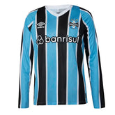 Camisa Grêmio I Manga Longa 24/25 - Azul e Preta