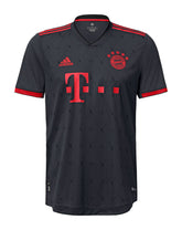 Camisa Bayern de Munique III 2022/2023 Adidas - Preta e Vermelho - Retrô