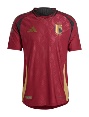 Camisa Bélgica I 24/25 - Torcedor Adidas Masculina - Bordô