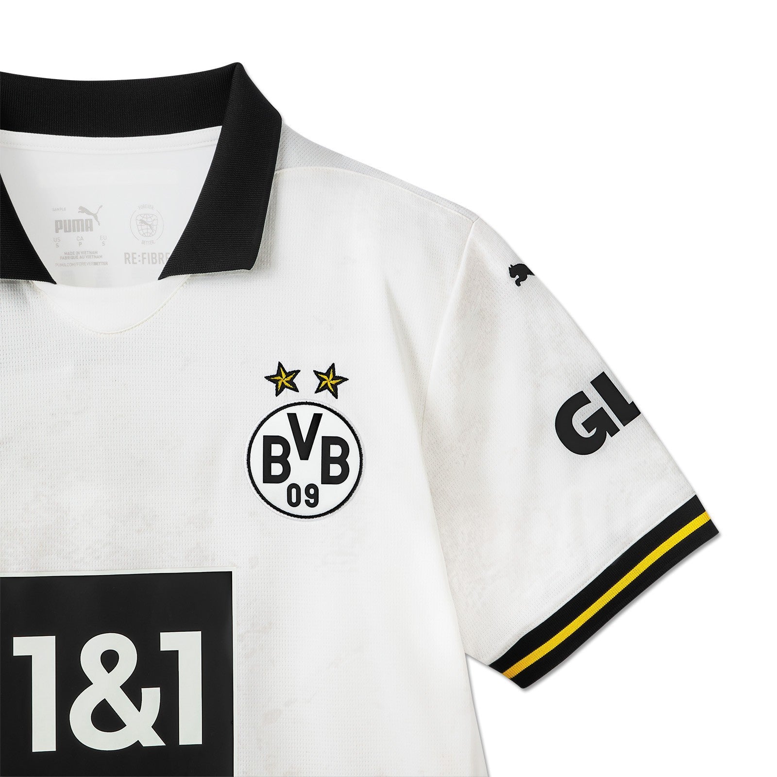 Camisa Borussia Dortmund III 24/25 - Torcedor Puma Masculina - Branco