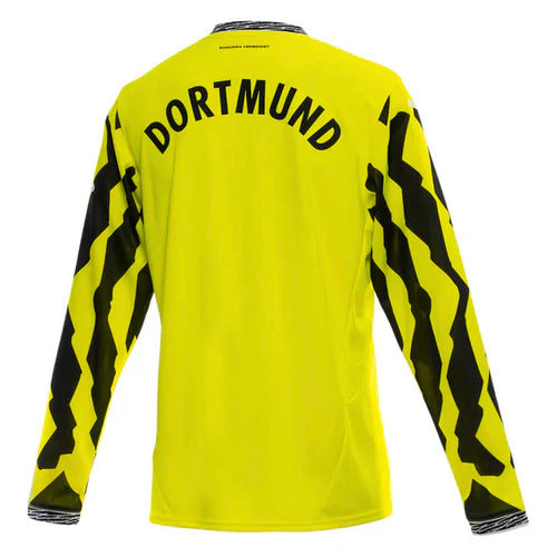 Camisa Borussia Dortmund I 24/25 Manga Longa - Torcedor - Amarelo