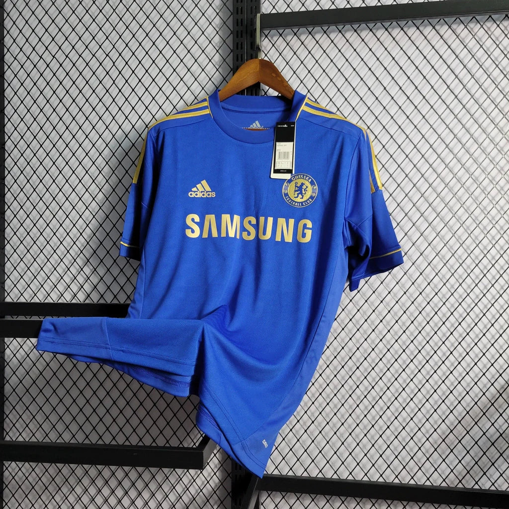 Camisa Chelsea I 2012/2013 Adidas - Azul - Retrô