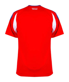 Camisa Chile I 24/25 - Torcedor Adidas Masculina - Vermelho