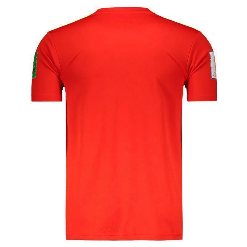 Camisa Espanha I 2018 - Torcedor Adidas Masculina - Vermelha - Retrô