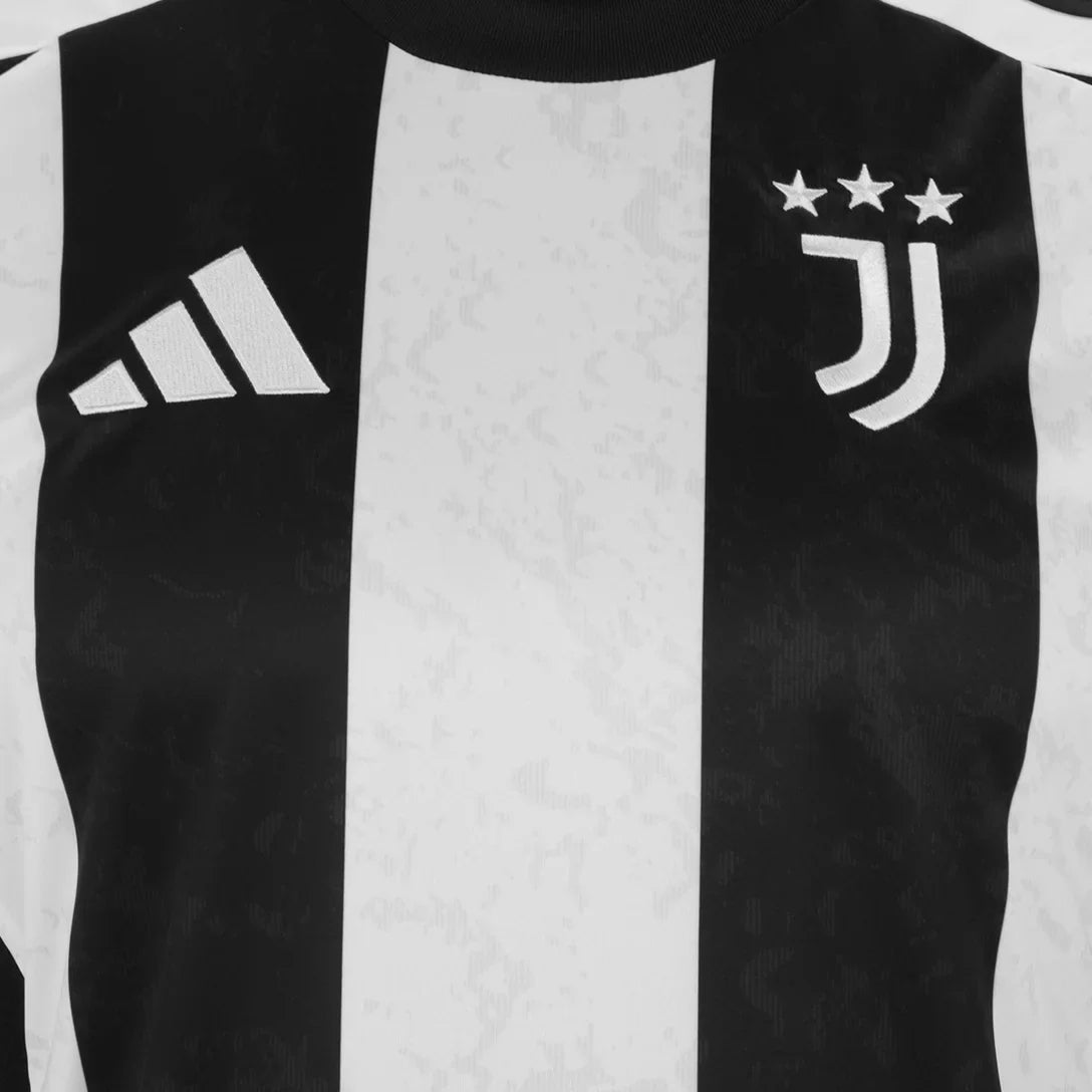 Camisa Juventus I 24/25 - Torcedor Adidas Masculina - Preto e Branco