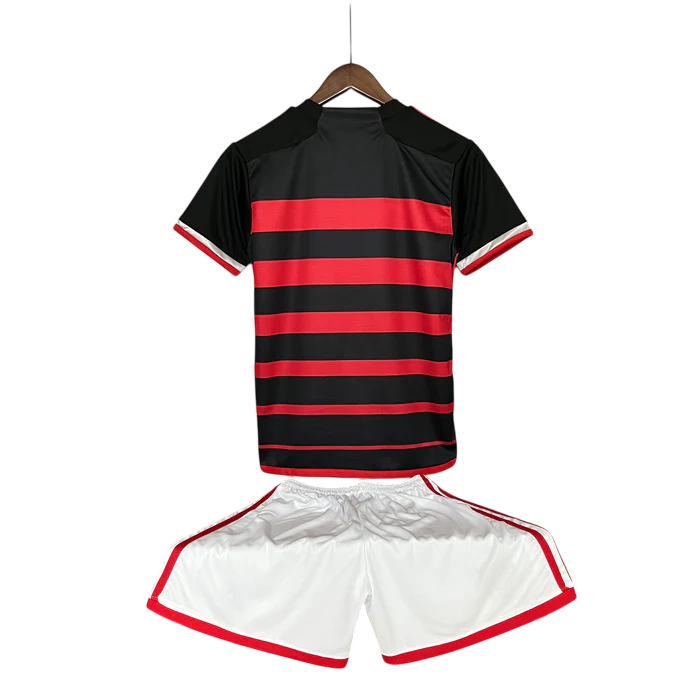 Kit Infantil Flamengo I 24/25 – Vermelho e Preto