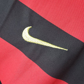 Camisa Flamengo I 2008/2009 Retrô - Vermelha e Preta