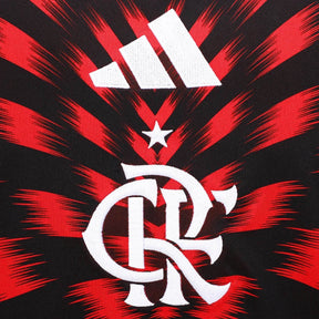 Camisa Flamengo Pré Jogo 25/26 - Vermelha e Preta