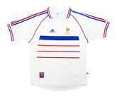 Camisa França II 1998 Adidas - Branca - Retrô