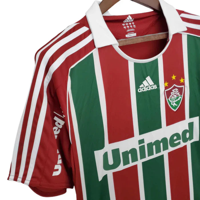 Camisa Fluminense I 2008/2009 Retrô - Vinho e Verde