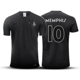 Camisa Corinthians II 24/25 - Jogador - Preta - MEMPHIS 10