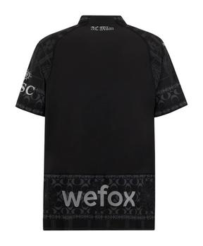 Camisa AC Milan Pleasures 23/24 - Torcedor Puma - All Black