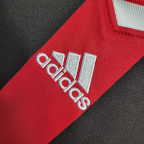 Camisa Milan I 2009/2010 Adidas Torcedor - Vermelha e Preto - Retrô