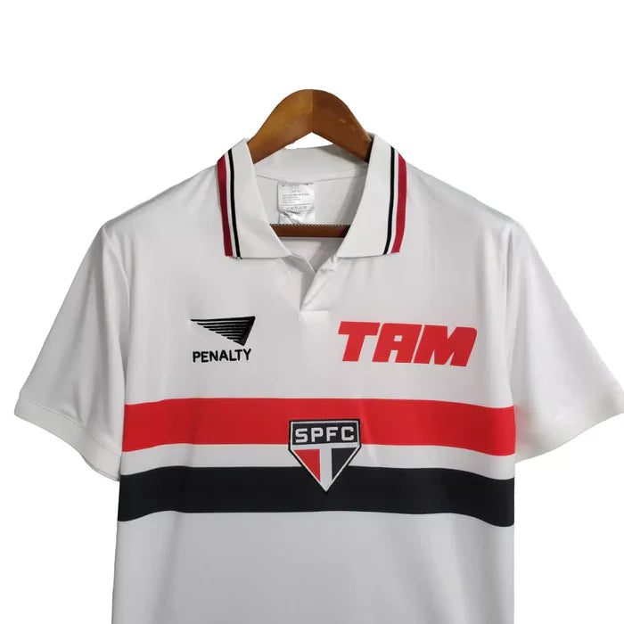 Camisa São Paulo I 1993/1994 Retrô - Branca