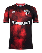 Camisa São Paulo III 24/25 - Preta e Vermelha