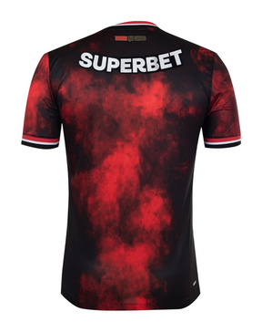 Camisa São Paulo III 24/25 - Preta e Vermelha