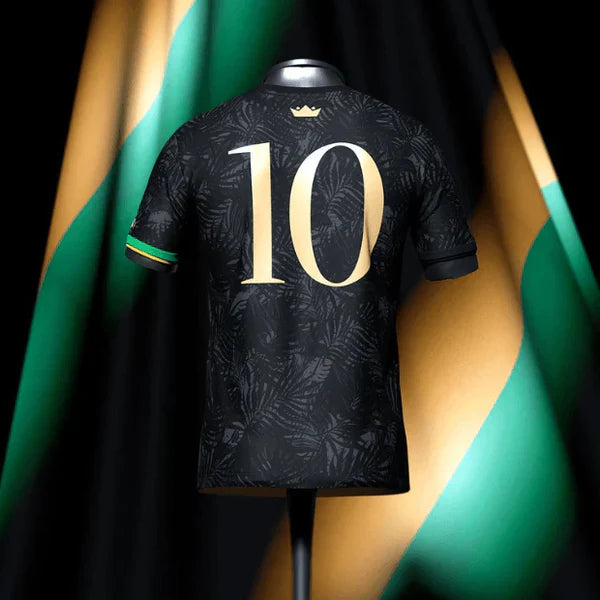 Camisa Neymar Jr 10 24/25 - The Prince - Preta Comma Football - Preta