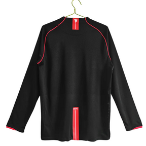 Camisa Manchester United II 2007/2008 Manga Longa - Retrô - Preta