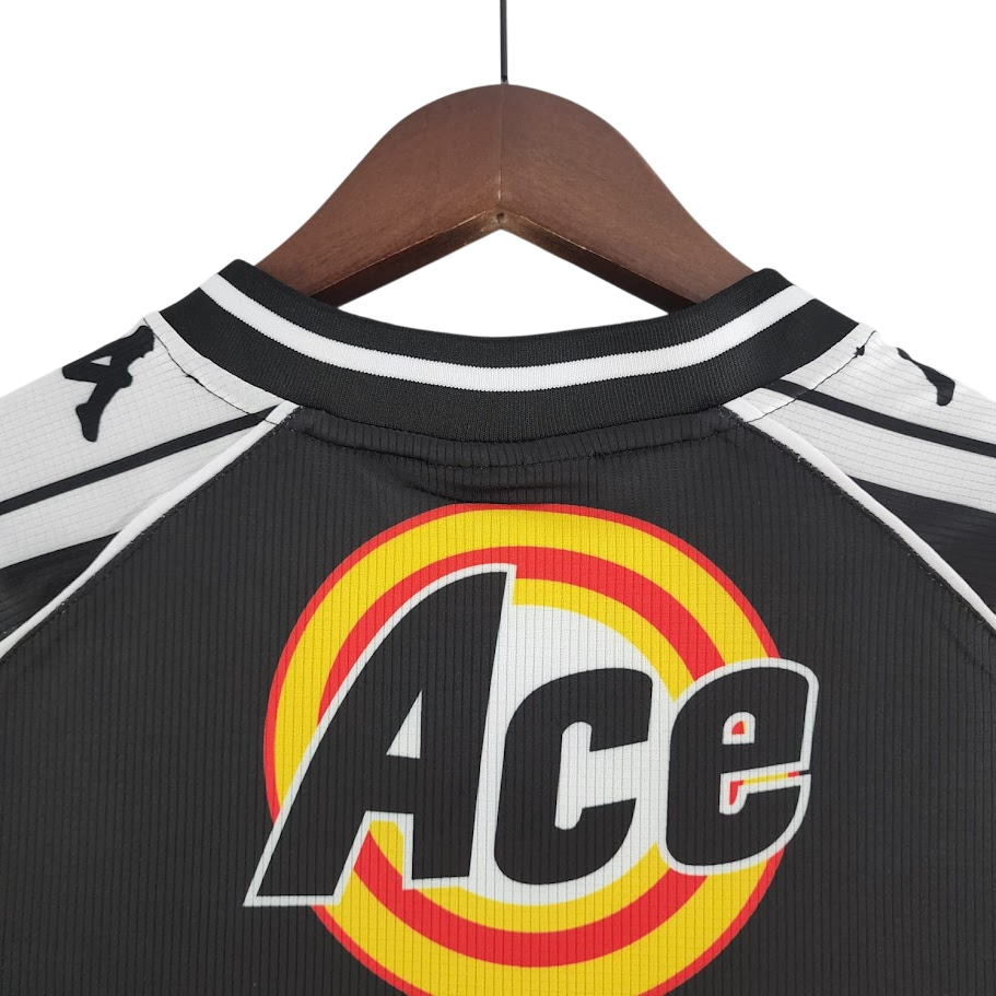 Camisa Vasco I 2000 Retrô - Preta e Branca