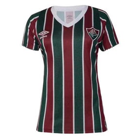 Camisa Fluminense Feminina I 24/25 - Vinho e Verde