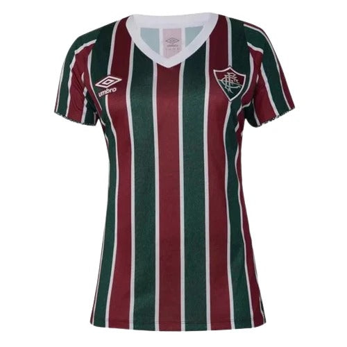 Camisa Fluminense Feminina I 24/25 - Vinho e Verde