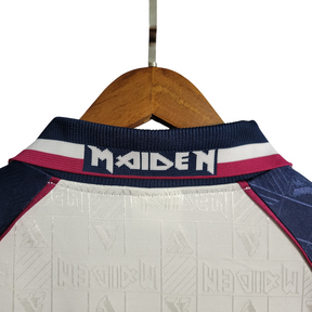 Camisa West Ham 1997 - Iron Maiden - Branca