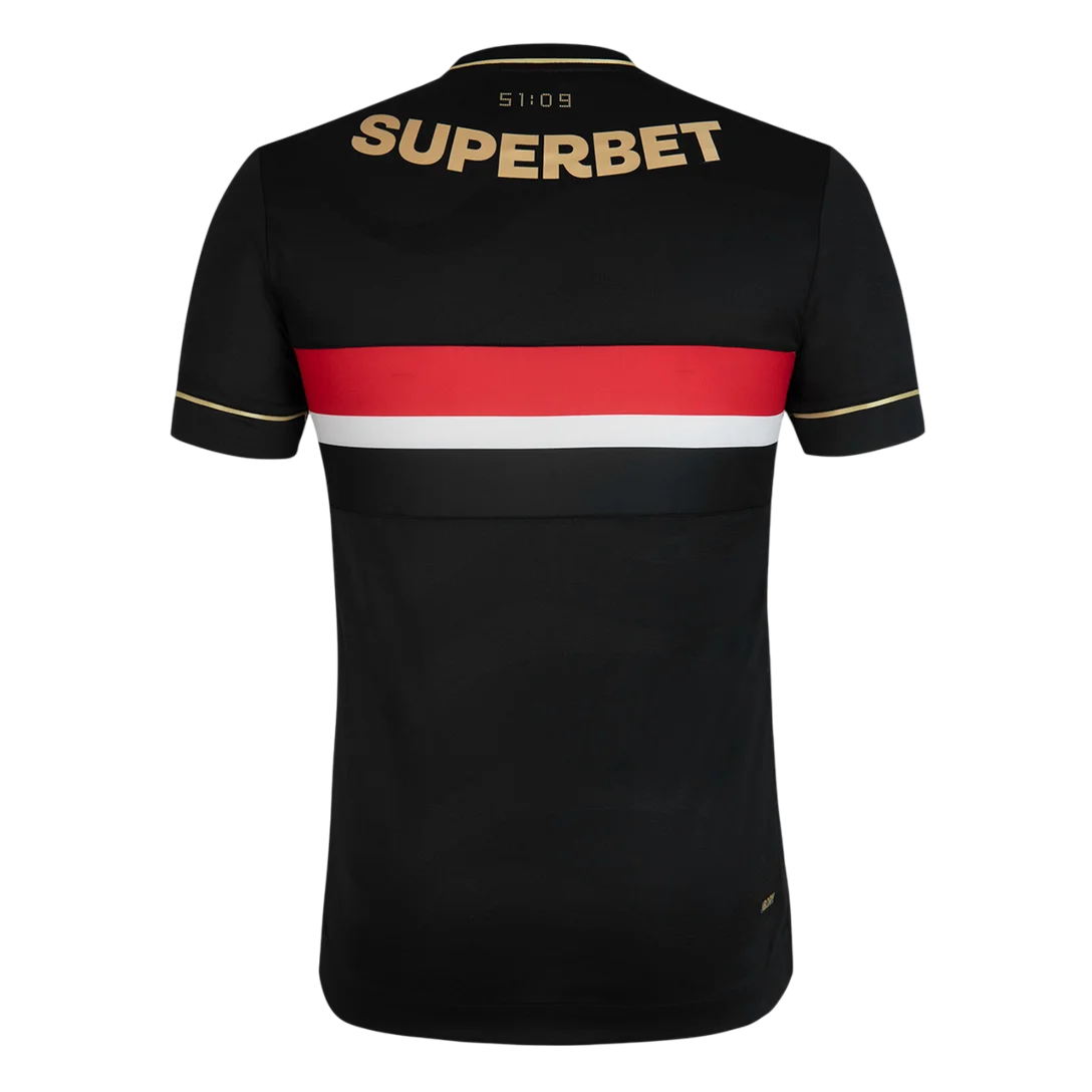 Camisa São Paulo III Comemorativa 25/26 - Preta [PRÉ-VENDA]