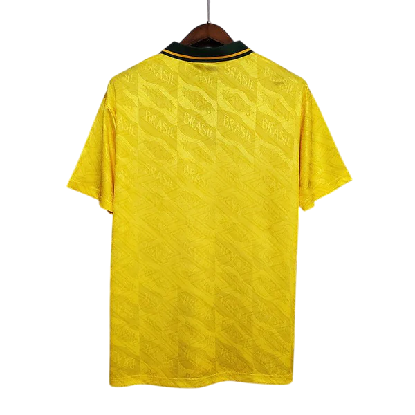 Camisa Seleção Brasileira I 1991/1993 - Retrô - Amarela