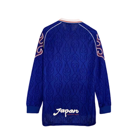 Camisa Japão I Manga Longa 1998 Asics - Azul - Retrô