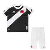 Kit Infantil Vasco I 24/25 - Kappa - Preta