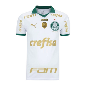 Camisa Palmeiras II 24/25 + Patrocínios + Patch - Branca