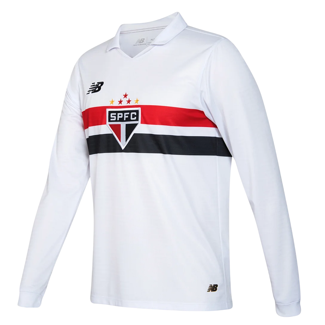 Camisa São Paulo I Manga Longa 24/25 - Branca