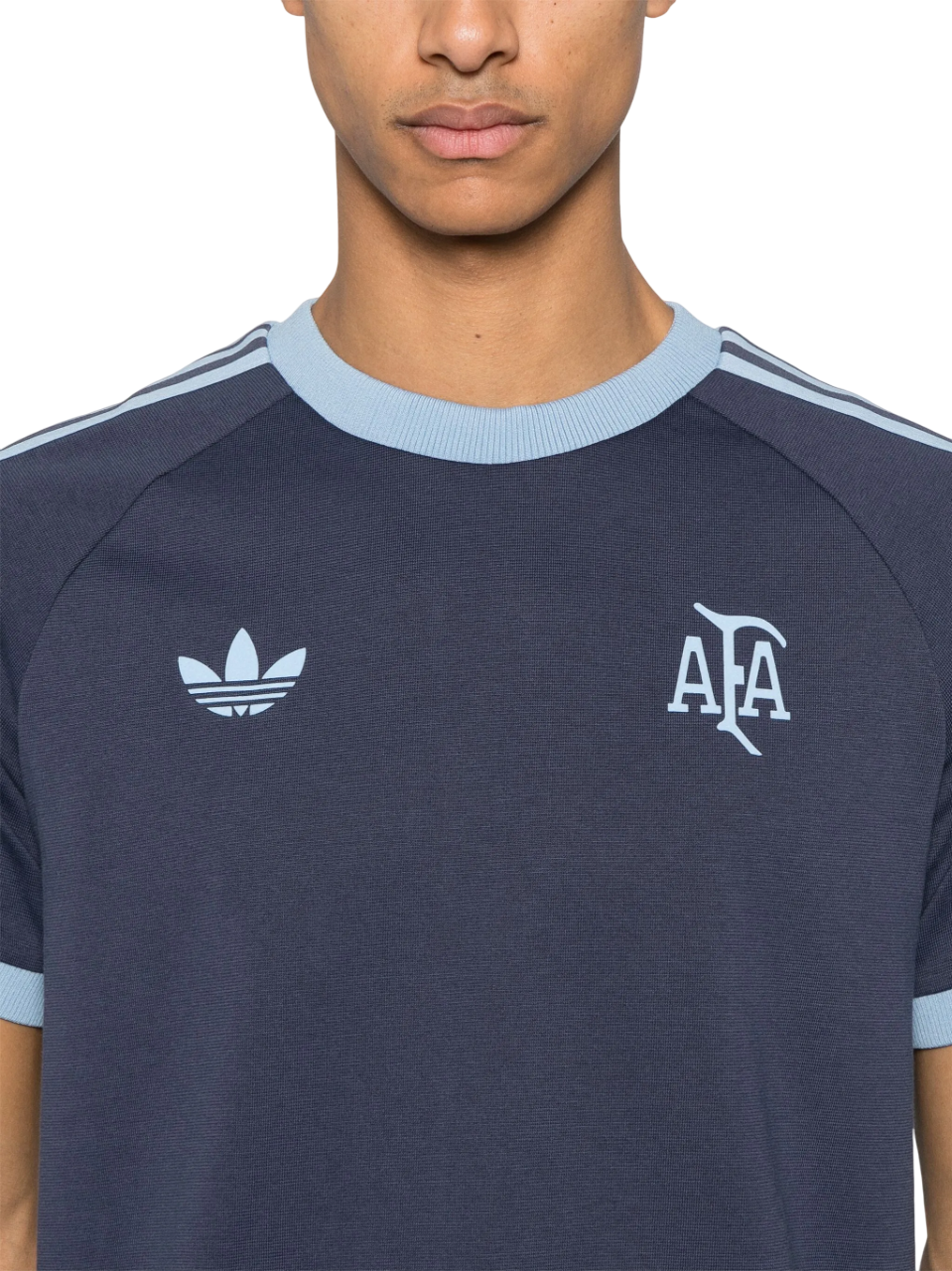 Camisa Argentina Comemorativa 1974 Masculina - Adidas - Azul Navy