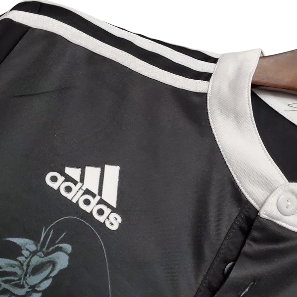 Camisa Real Madrid III 2014/2015 Manga Longa - Retrô - Preto