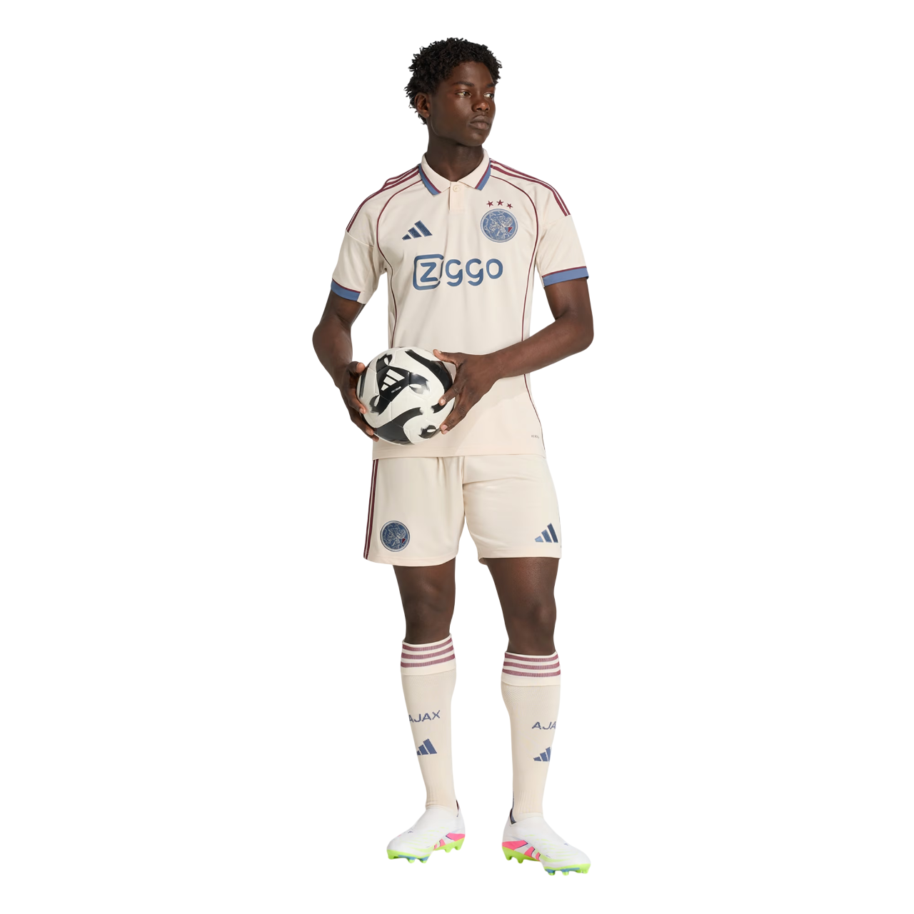 Camisa Ajax III Comemorativa 25/26 Adidas Masculina - Creme [PRÉ-VENDA]
