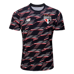 Camisa São Paulo 24/25 - Pré Jogo - Masculina - Preta