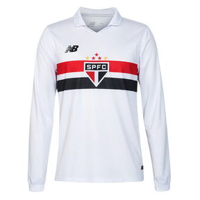 Camisa São Paulo I Manga Longa 24/25 - Branca