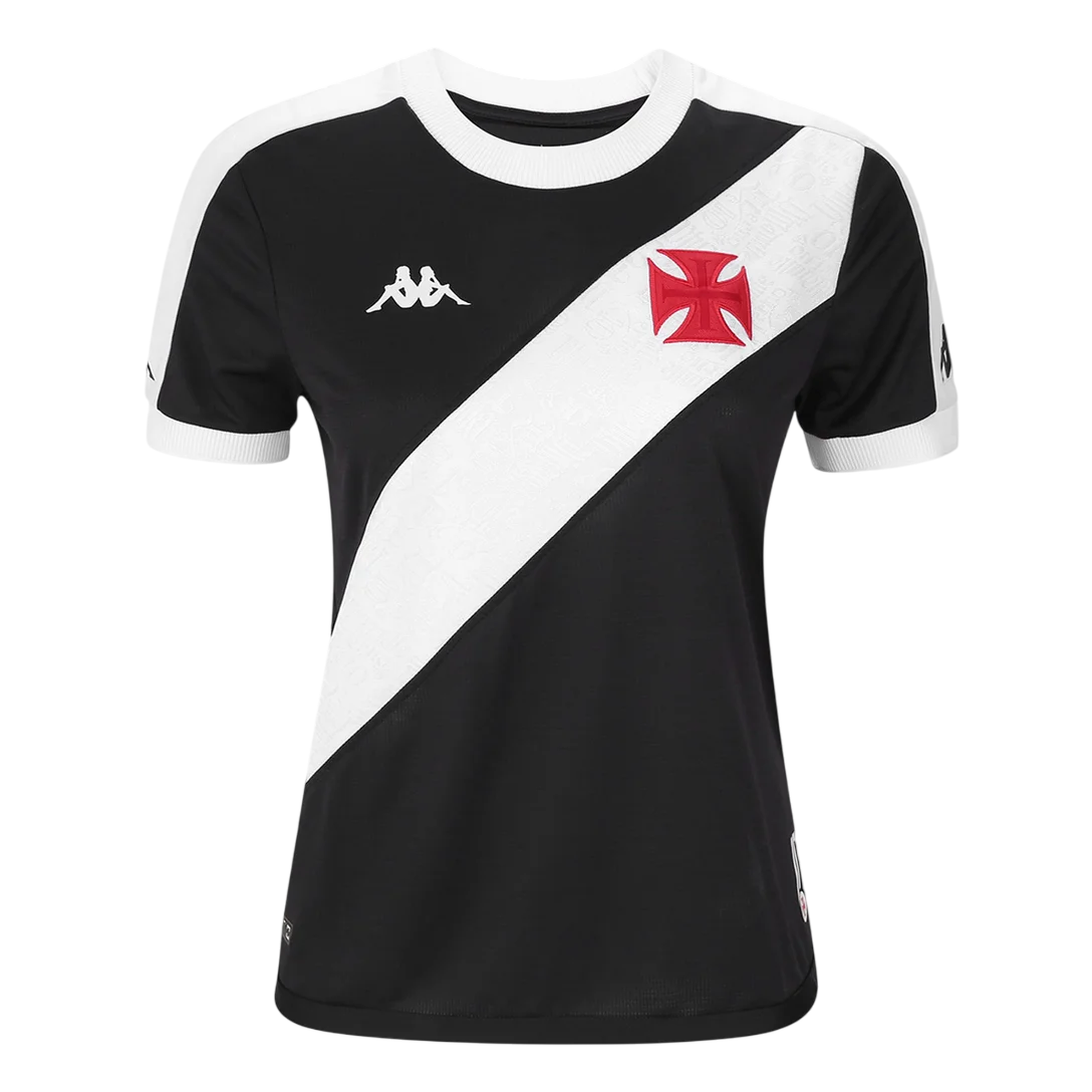 Camisa Vasco Feminina I 24/25 - Preta
