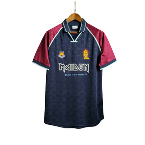 Camisa West Ham 1997 - Iron Maiden - Azul